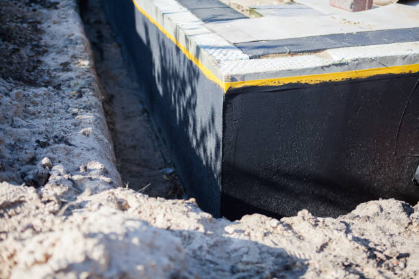 Professional Waterproofing technician working in Somerset, OH